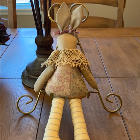 Vintage handmade rag doll - (signed by artist) - Picture 6 of 8